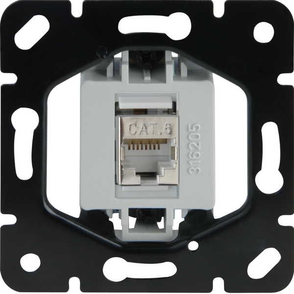 Thea Blu Colorless - General One Gang Data Socket (CAT6) image 1