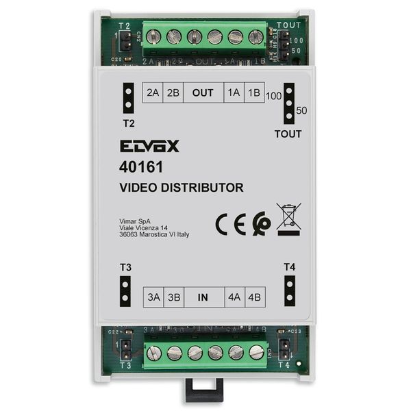 Protected passive floor video distribut. image 1