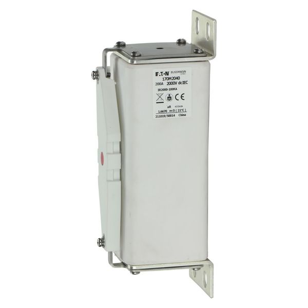 Fuse-link, high speed, 200 A, DC 2000 V, 65 x 89 x 213 mm, aR, IEC, with indicator image 7