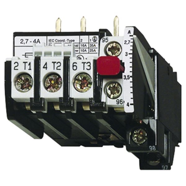 Motor protection relay 1.8-2.7A U12/16E?K3 Manual-Reset image 1