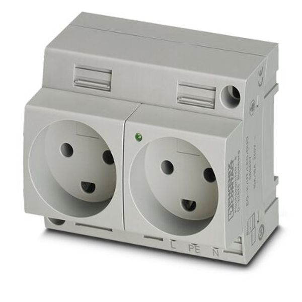 EO-K/UT/LED/DUO - Double socket image 1