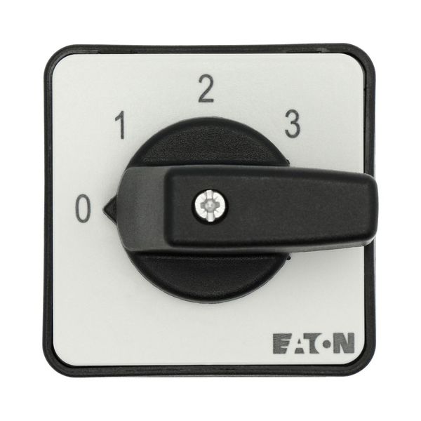 Step switches, T0, 20 A, centre mounting, 2 contact unit(s), Contacts: 3, 45 °, maintained, With 0 (Off) position, 0-3, Design number 8241 image 14