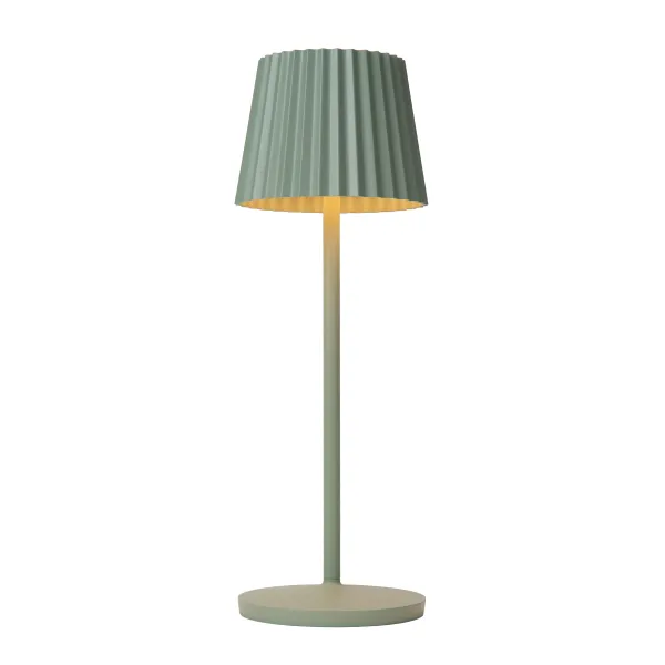 Lucide JUSTINE - Table lamp Outdoor - LED Dim. - 1x2W 2700K - IP54 - Green image 1