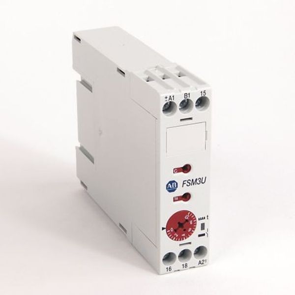 Allen-Bradley, 700-FS General Purpose High Performance Timing Relay, Multi-Function (Modes: A, B, C, D, E, F, I, and L) Multi-Range, 0.05 seconds to 60 hours, 1 N.O. (Changeover - SPDT), 12V DC image 1