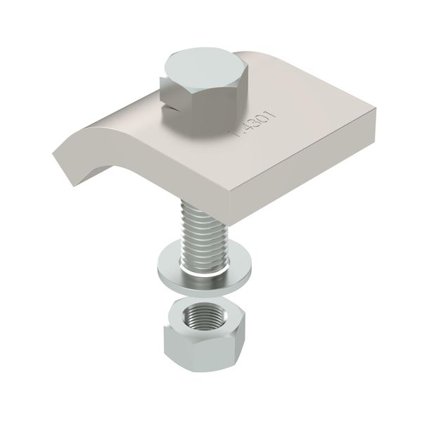 KWS 15 A2 Clamping profile with hexagon screw, h = 15 mm 60x50 image 1