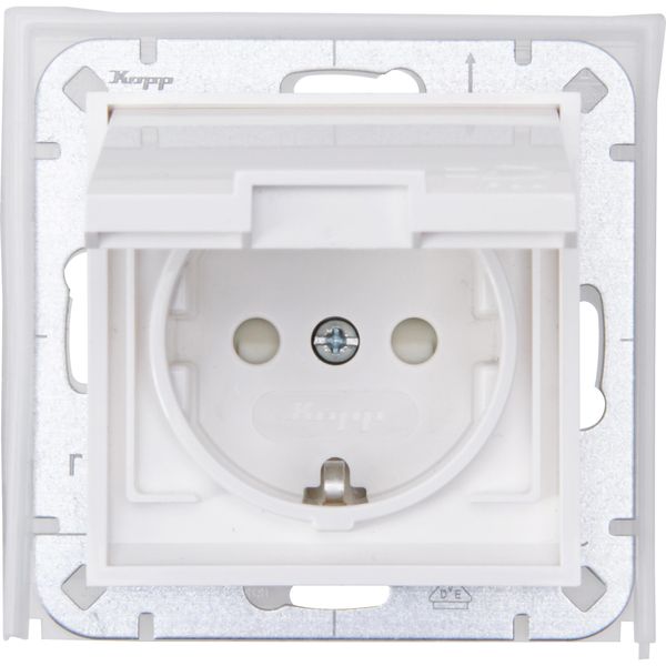 waterproof earthed socket HK07 image 1