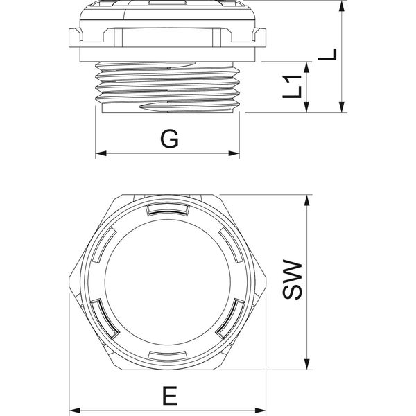 109 M20 LGR Pressure balance plug  M20x1,5 image 2