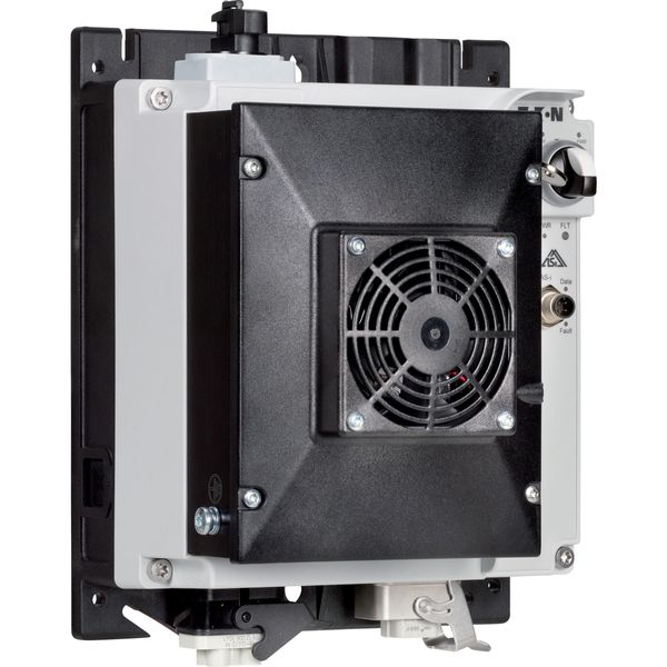 Speed controllers, 8.5 A, 4 kW, Sensor input 4, 400/480 V AC, AS-Interface®, S-7.4 for 31 modules, HAN Q4/2, with manual override switch, with fan image 21
