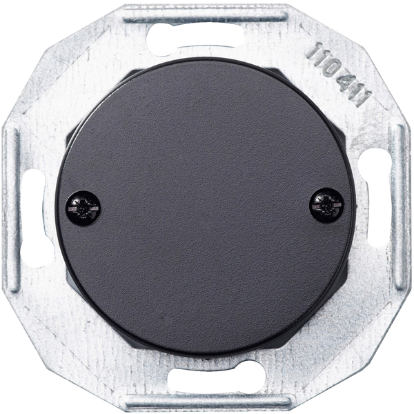 Renova - blind cover plate - black image 3