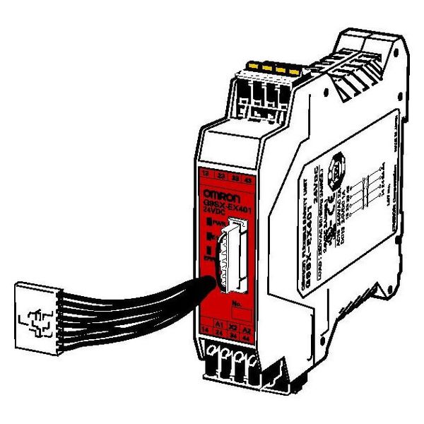 Expansion unit (to be used with advanced unit), 4PST-NO relay outputs image 3