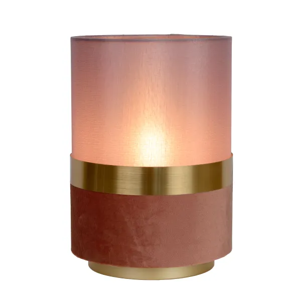 Lucide EXTRAVAGANZA TUSSE - Table lamp - Ø 15 cm - 1xE14 - Pink image 1