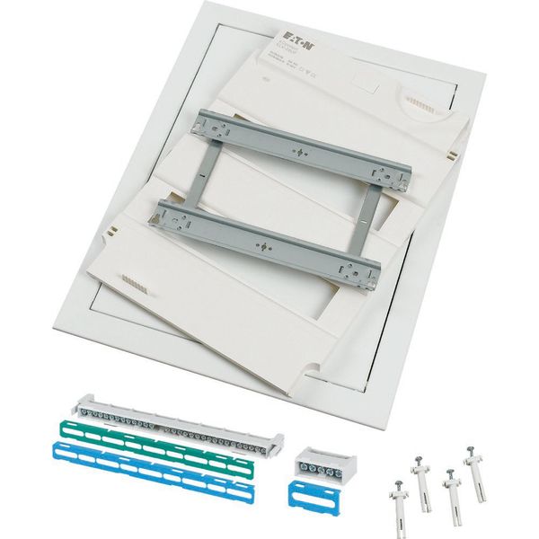 Flush-mounting expansion kit with screw terminal, 2-rows, form of delivery for projects image 1