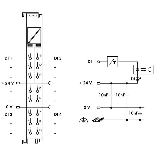 4-channel digital input 24 VDC 3 ms - image 4