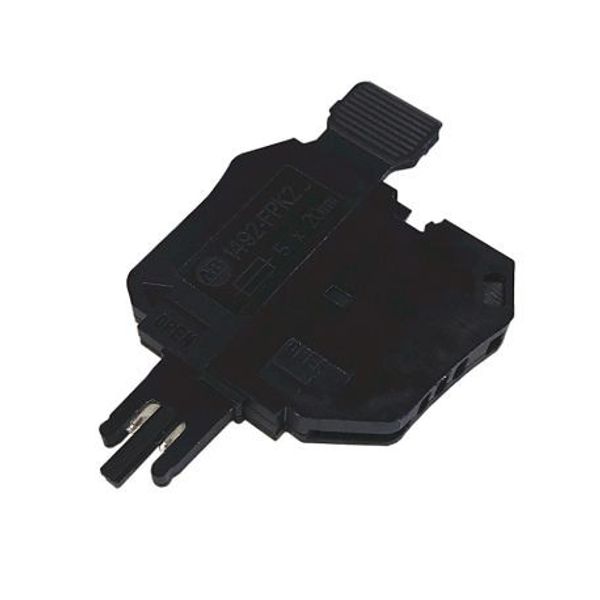 Allen-Bradley 1492-FPK2 Fuse Plug, Without Blown Fuse Indication, Black, for Use With 1492-L3P, J3P..., JD3P..., JDG3P..., JP3, JPKD3, JPGKD3, JPGKD3TP, LD3R..., JP3FB..., JPG3FB... image 1