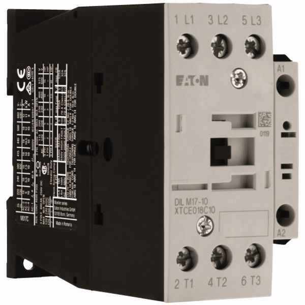 Contactor, 3 pole, 380 V 400 V 7.5 kW, 1 N/O, 240 V 50 Hz, AC operation, Screw terminals image 4