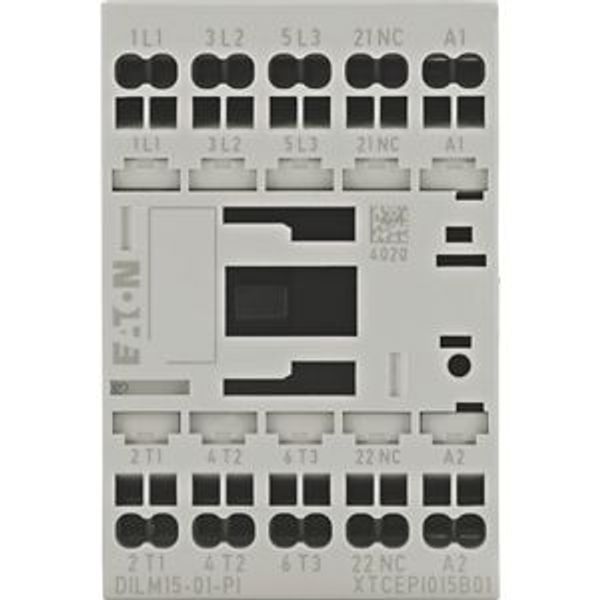 Contactor, 3 pole, 380 V 400 V 7.5 kW, 1 NC, 42 V 50 Hz, 48 V 60 Hz, AC operation, Push in terminals image 10