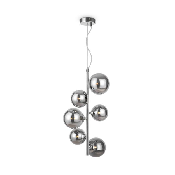 Modern Dallas Pendant lamp Chrome image 1