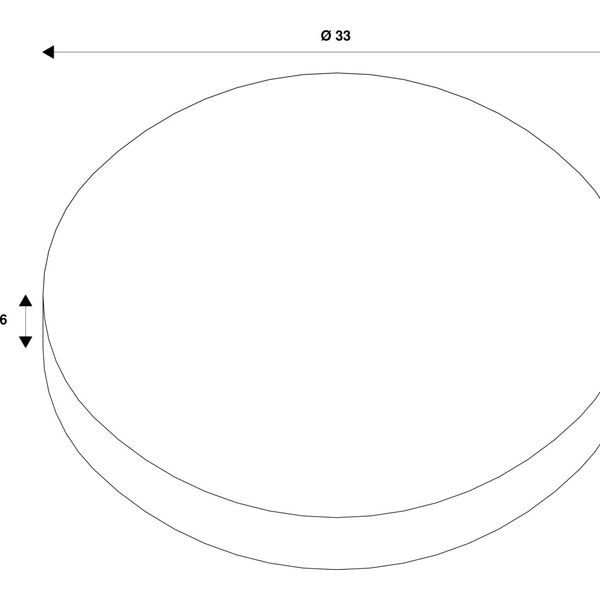 rosette, 5 Exit, white, incl. strain relief image 2