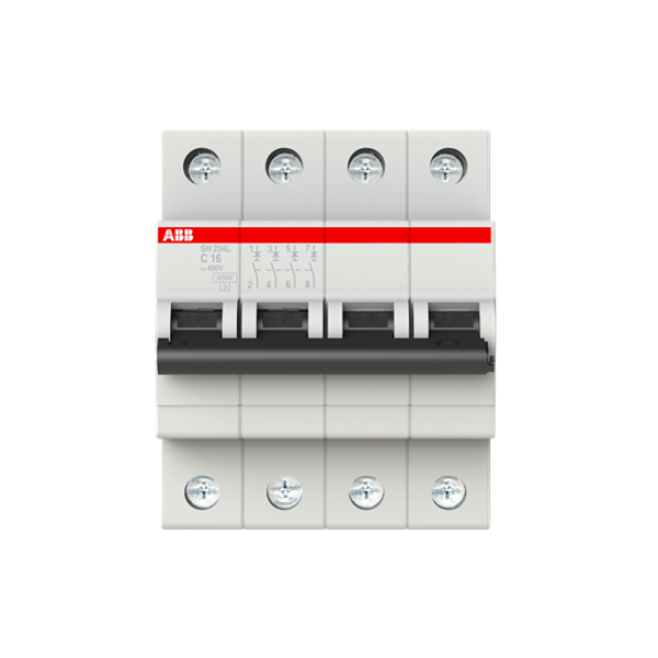 SH204L-C16 Miniature Circuit Breaker - 4P - C - 16 A image 1