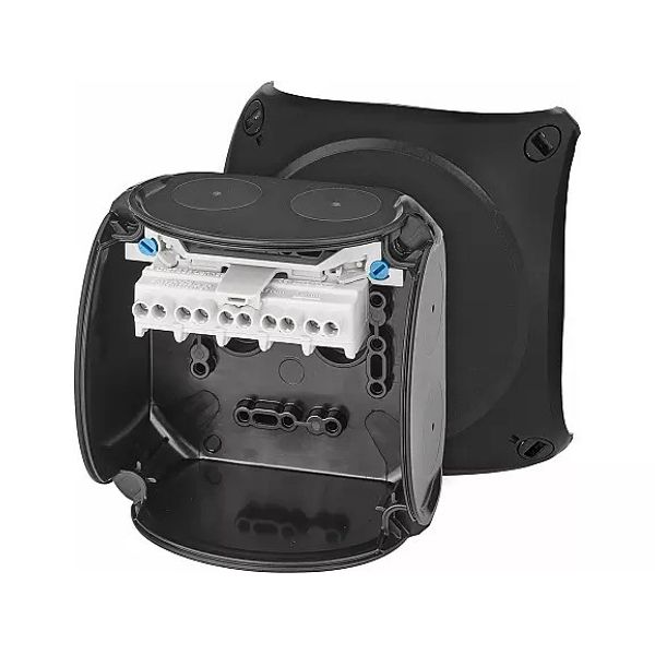 Junction box ATEX with term., 5-pole  for Cu up to 6 mm2, black, for zone 2 & 22 image 1