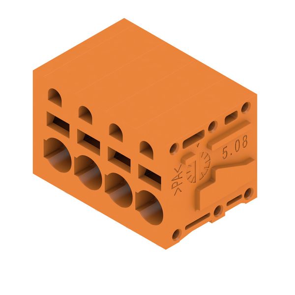 PCB terminal, 5.08 mm, Number of poles: 4, Conductor outlet direction: image 3