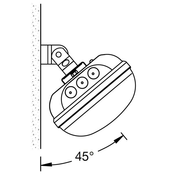 Linda mounting set 45ø for T5/T8 image 1