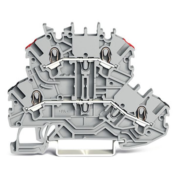 2000-2201/352-000 Double-deck terminal block; Through/through terminal block; L/L image 2