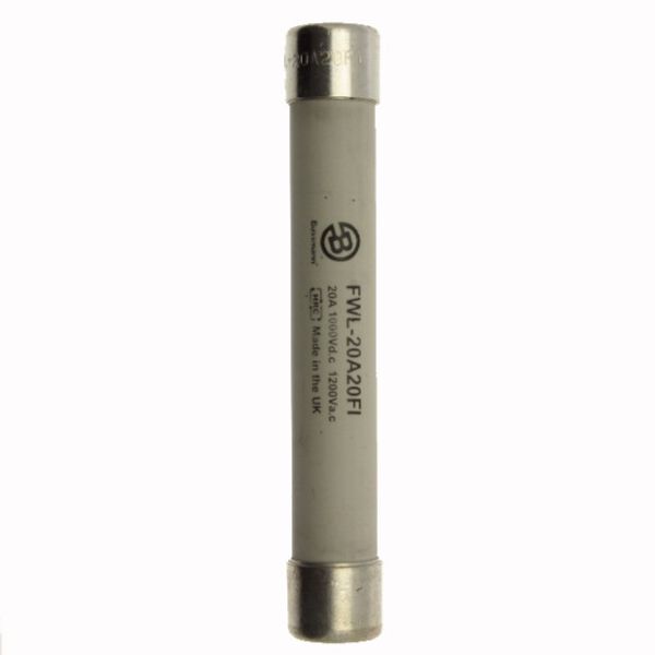 Fuse-link, high speed, 20 A, AC 1200 V, DC 1000 V, 20 x 127 mm, gS, IEC, BS, with indicator image 2