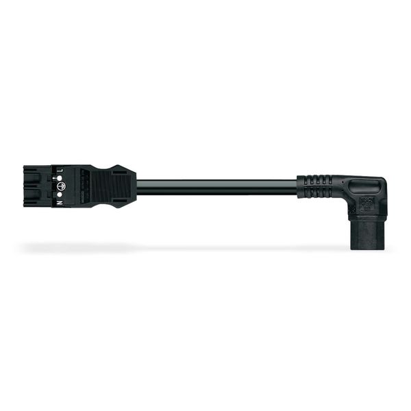 pre-assembled adapter cable Eca Plug/SCHUKO coupler black image 3