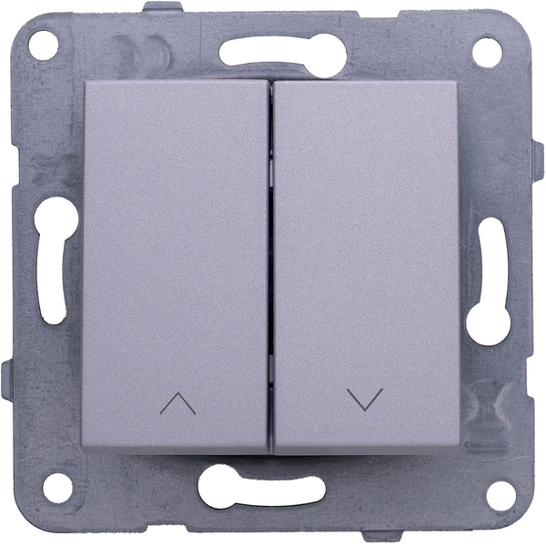 Karre Plus-Arkedia Silver (Quick Connection) Blind Control Switch image 1