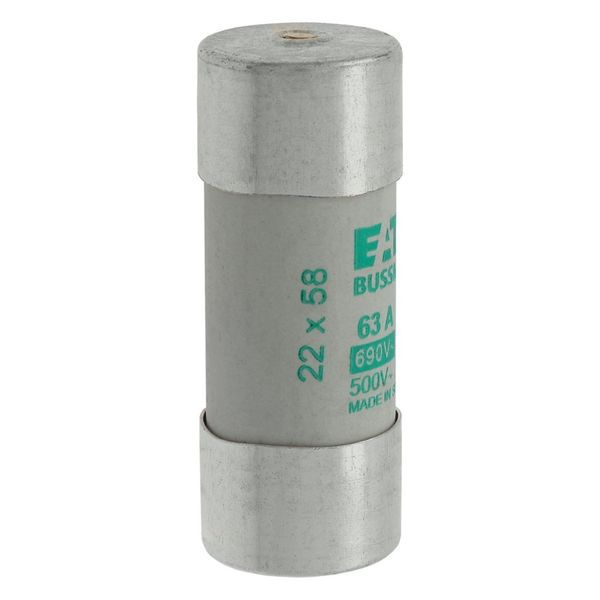 Fuse-link, LV, 63 A, AC 690 V, 22 x 58 mm, aM, IEC, with striker image 7