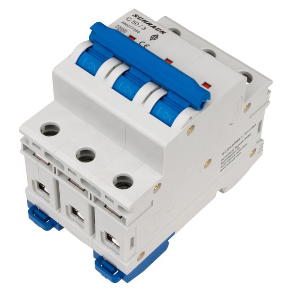 Miniature Circuit Breaker (MCB) AMPARO 10kA, C 50A, 3-pole image 6