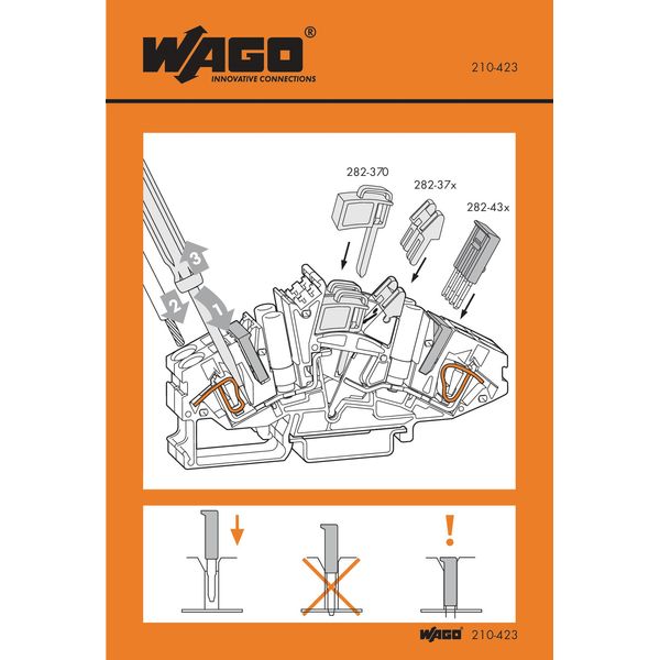 Stickers for operating instructions image 1