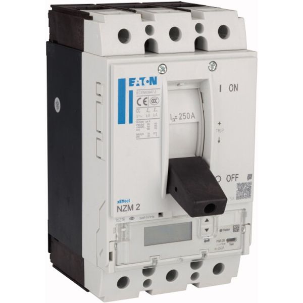 NZM2 PXR25 circuit breaker - integrated energy measurement class 1, 250A, 3p, Screw terminal image 6