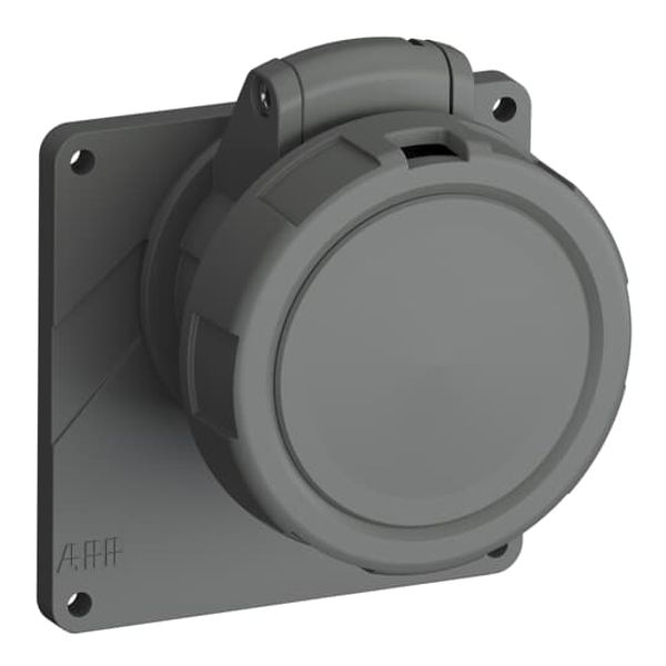 Panel mounted socket outlets, 2P+E, 16A, Optional voltage V image 1