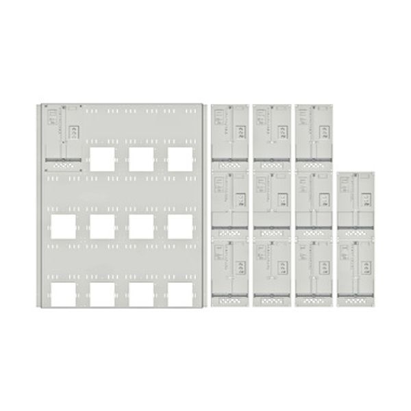 Set Meter box insert 3-rows, 12 meter boards/24Modul heights image 1