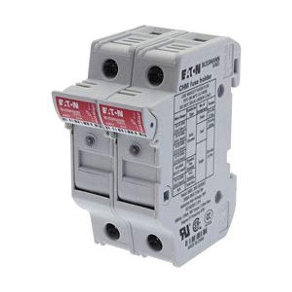 Fuse-holder, LV, 32 A, AC 690 V, 10 x 38 mm, 2P, UL, IEC, indicating, DIN rail mount image 6