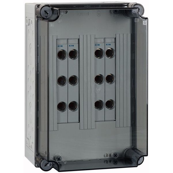 D02 enclosure with 4x D02-Slide-Fuse-Base, MB 400A, 3-pole image 2