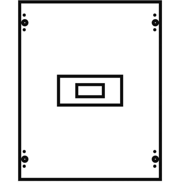 AG209 Cover, Field width: 1, Rows: 0, 300 mm x 250 mm x 26.5 mm, IP2XC image 6