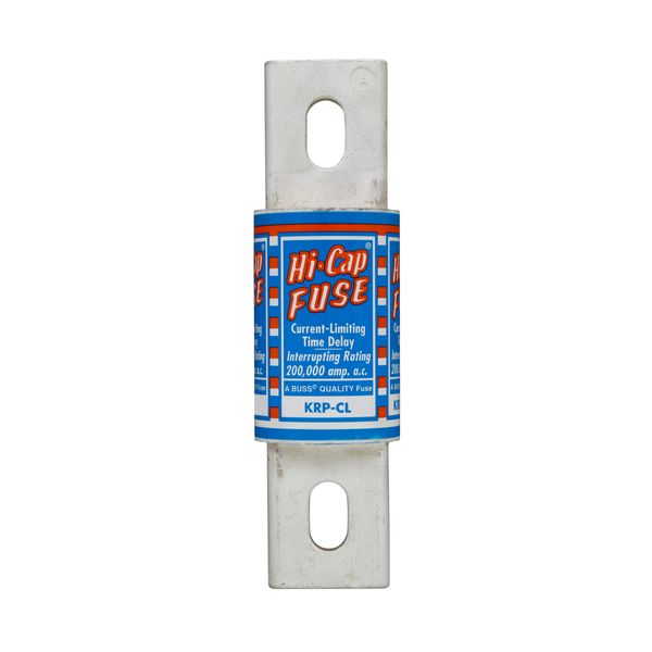 Eaton Bussmann Series KRP-CL Fuse, Time Delay, Current-limiting, 600V, 400A, 200 kAIC at 600 Vac, Class L, Blade end X blade end, 2.5, Inch, Non Indicating image 1