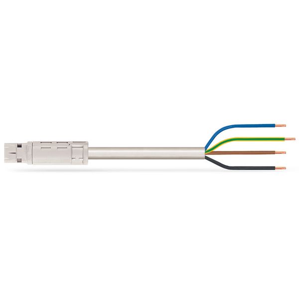 pre-assembled connecting cable;Eca;Plug/open-ended;black image 1