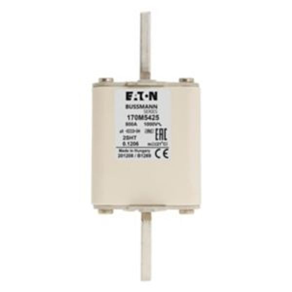 Fuse-link, high speed, 800 A, AC 1000 V, size 2, 59 x 59 x 150 mm, aR, IEC, single indicator image 13