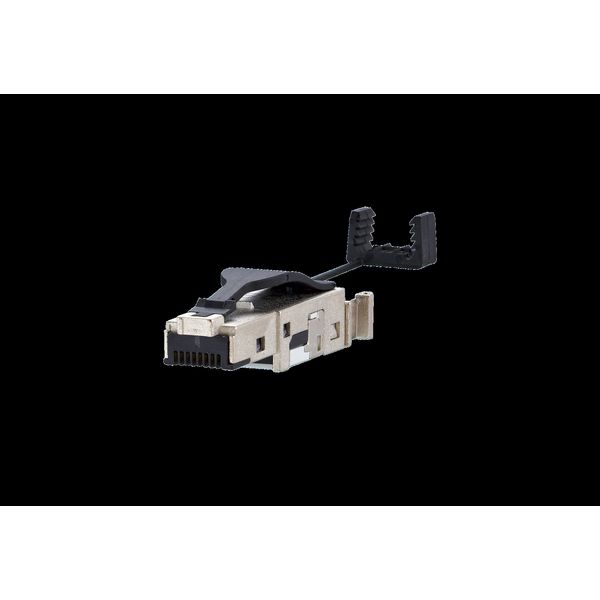 E-DAT Industry RJ45 field plug black Cat.6 Class EA image 2