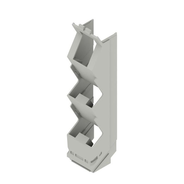 Side element, IP20 in installed state, Plastic, Agate grey, Width: 22. image 1