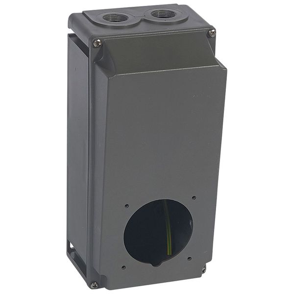 Box Hypra IP44/66/67 - through wiring surface socket 32 A - plastic image 2