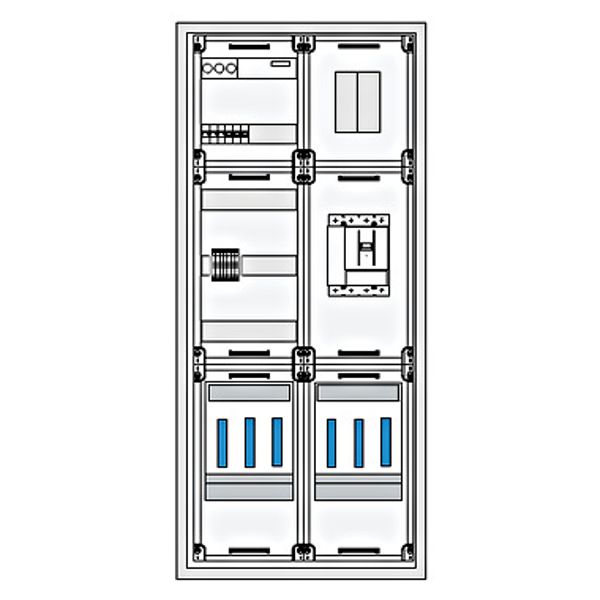 Wandverteiler mit NA-Abschaltung, innen, 250kWp, IP54 image 1