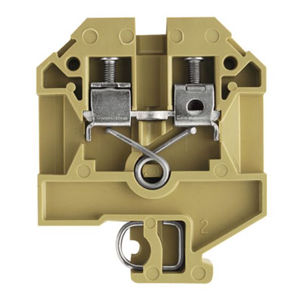 Feed-through terminal block, Screw connection, 4 mm², 630 V, 32 A, Num image 1