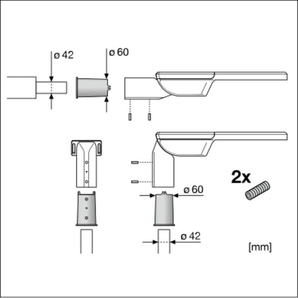 STREETLIGHT FLEX REDUCTIONS 60 TO 42MM WAL image 6