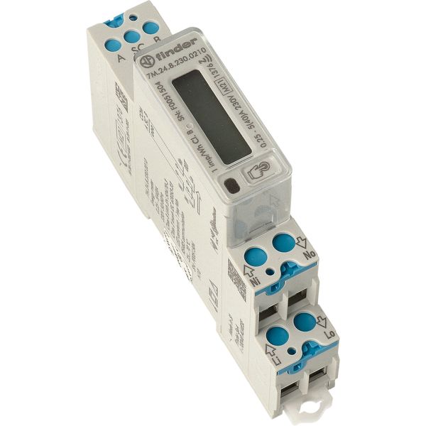 Energy meter 17.5mm/1 ph.LCDisplay/40A/230VAC/Modbus+IR+NFC/MID (7M.24.8.230.0210) image 3