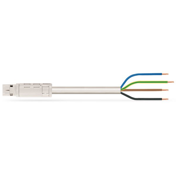 pre-assembled connecting cable;Eca;Plug/open-ended;white image 5